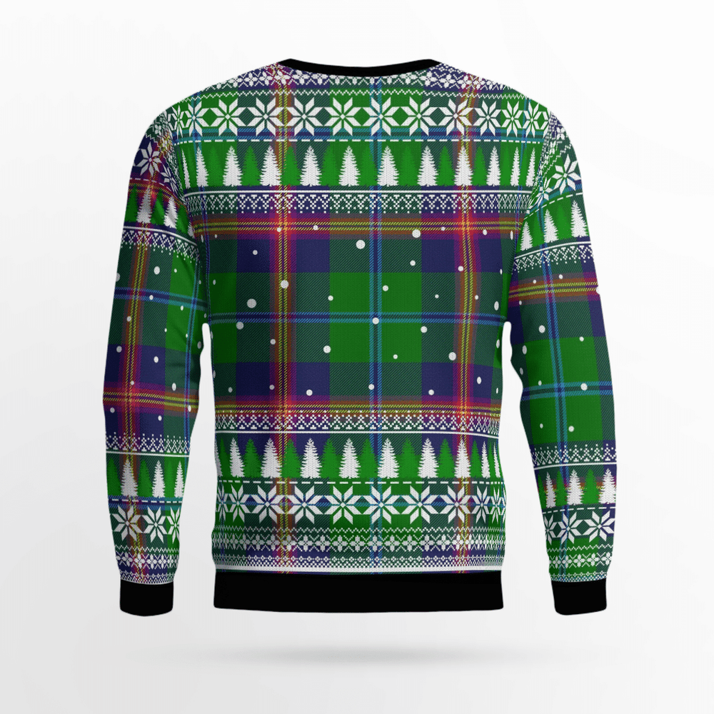 Clan Young Modern Tartan Christmas Ugly Sweater VE75 Young Modern Tartan Tartan Ugly Sweater
