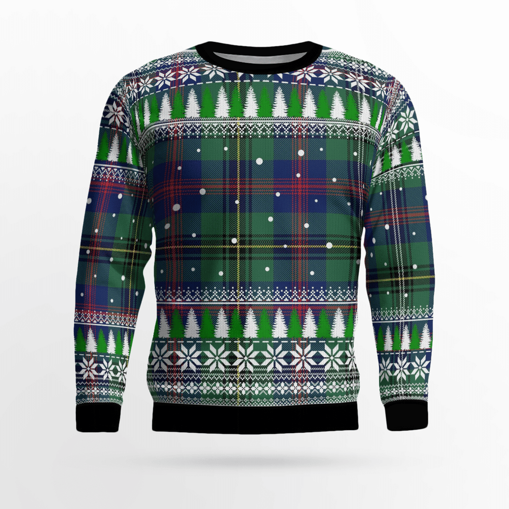 Clan Wood Modern Tartan Christmas Ugly Sweater DT30 Wood Modern Tartan Tartan Ugly Sweater