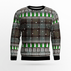 Clan Stewart Old Weathered Tartan Christmas Ugly Sweater RV46 Stewart Old Weathered Tartan Tartan Ugly Sweater