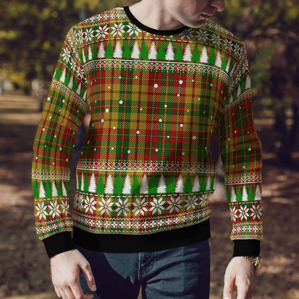Clan Strathearn Modern Tartan Christmas Ugly Sweater PU52 Strathearn Modern Tartan Tartan Ugly Sweater
