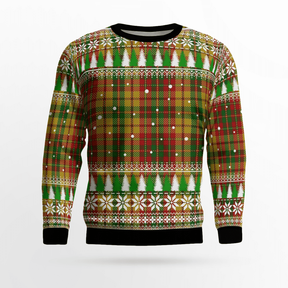 Clan Strathearn Modern Tartan Christmas Ugly Sweater PU52 Strathearn Modern Tartan Tartan Ugly Sweater