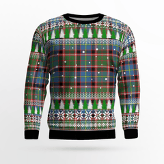 Clan Stirling (of Cadder-Present Chief) Tartan Christmas Ugly Sweater BG92 Stirling (of Cadder-Present Chief) Tartan Tartan Ugly Sweater