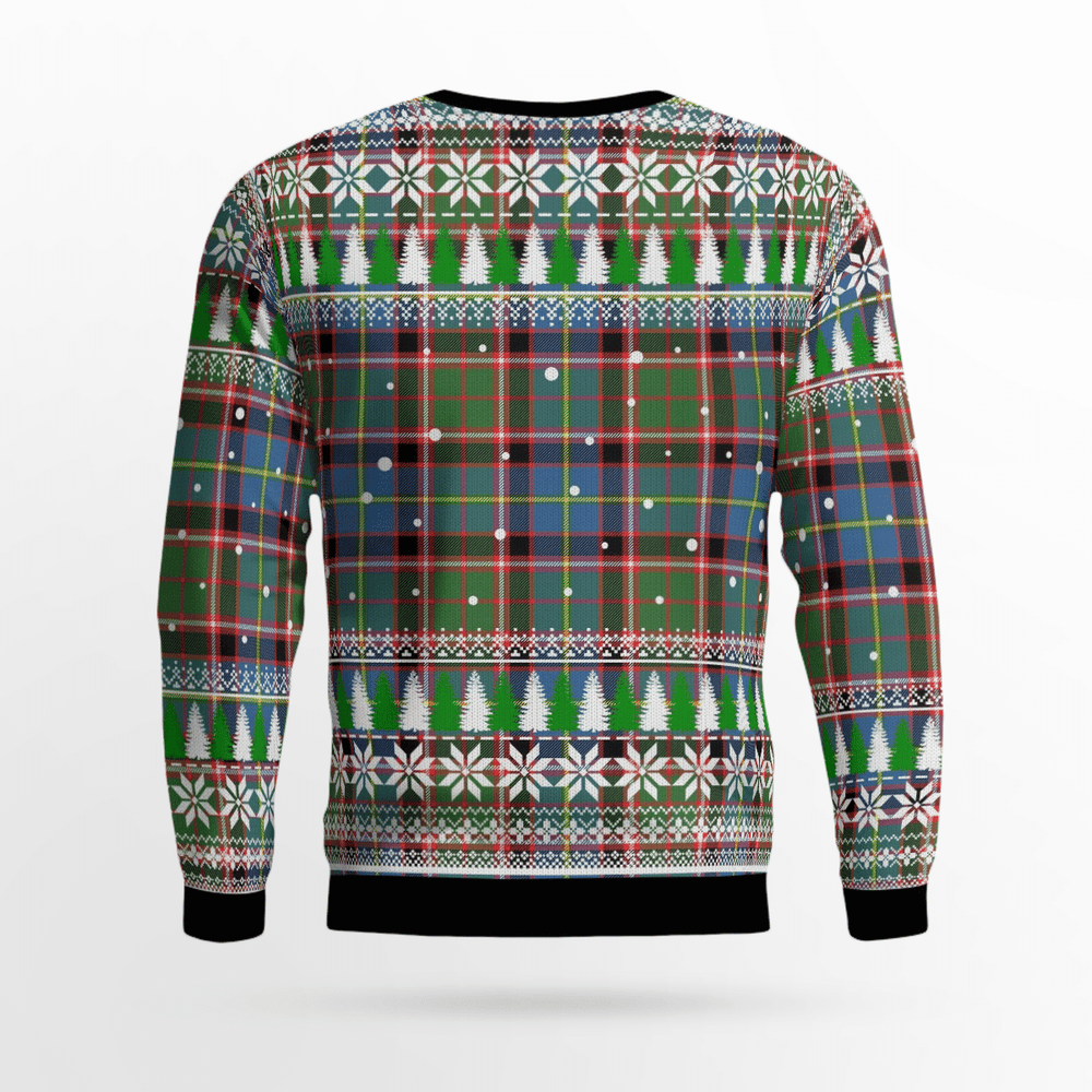 Clan Stirling (of Cadder-Present Chief) Tartan Christmas Ugly Sweater BG92 Stirling (of Cadder-Present Chief) Tartan Tartan Ugly Sweater