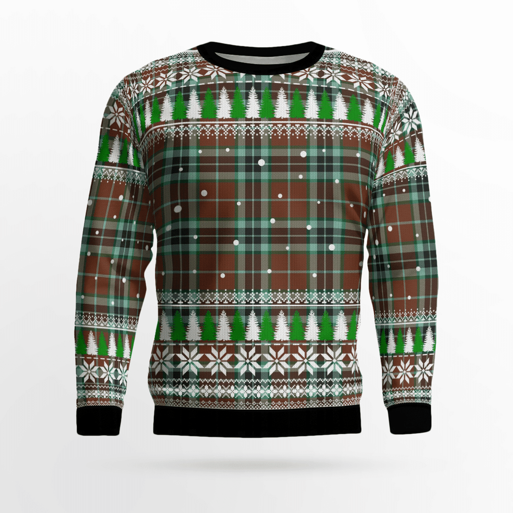 Clan Thomson Hunting Modern Tartan Christmas Ugly Sweater XT55 Thomson Hunting Modern Tartan Tartan Ugly Sweater