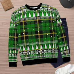 Clan Wallace Hunting Green Tartan Christmas Ugly Sweater YP34 Wallace Hunting Green Tartan Tartan Ugly Sweater