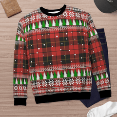 Clan Wallace Weathered Tartan Christmas Ugly Sweater FE32 Wallace Weathered Tartan Tartan Ugly Sweater
