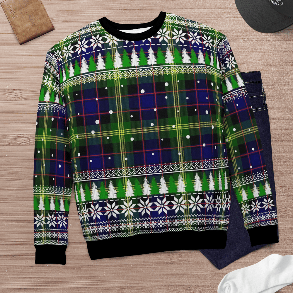 Clan Watson Modern Tartan Christmas Ugly Sweater DJ19 Watson Modern Tartan Tartan Ugly Sweater