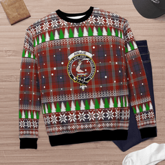 Clan Ainslie Crest Tartan Christmas Ugly Sweater ZW21 Ainslie Crest Tartan Tartan Ugly Sweater