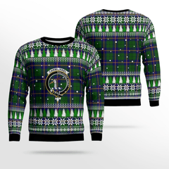 Clan Carmichael Modern Crest Tartan Christmas Ugly Sweater DJ87 Carmichael Modern Crest Tartan Tartan Ugly Sweater