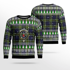 Clan Colquhoun Crest Tartan Christmas Ugly Sweater HK28 Colquhoun Crest Tartan Tartan Ugly Sweater