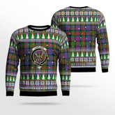 Clan Carnegie Ancient Crest Tartan Christmas Ugly Sweater AR14 Carnegie Ancient Crest Tartan Tartan Ugly Sweater