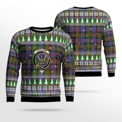 Clan Carnegie Ancient Crest Tartan Christmas Ugly Sweater AR14 Carnegie Ancient Crest Tartan Tartan Ugly Sweater