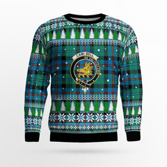 Clan Campbell of Cawdor Ancient Crest Tartan Christmas Ugly Sweater MS25 Campbell of Cawdor Ancient Crest Tartan Tartan Ugly Sweater