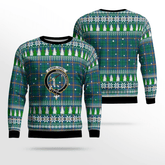 Clan Carmichael Ancient Crest Tartan Christmas Ugly Sweater CK13 Carmichael Ancient Crest Tartan Tartan Ugly Sweater