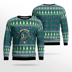 Clan Carmichael Ancient Crest Tartan Christmas Ugly Sweater CK13 Carmichael Ancient Crest Tartan Tartan Ugly Sweater
