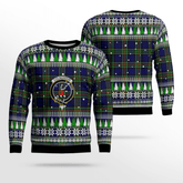 Clan Colquhoun Modern Crest Tartan Christmas Ugly Sweater QE44 Colquhoun Modern Crest Tartan Tartan Ugly Sweater