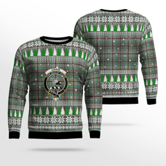 Clan Craig Crest Tartan Christmas Ugly Sweater LS68 Craig Crest Tartan Tartan Ugly Sweater