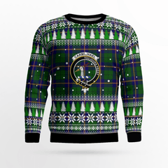 Clan Carmichael Modern Crest Tartan Christmas Ugly Sweater DJ87 Carmichael Modern Crest Tartan Tartan Ugly Sweater