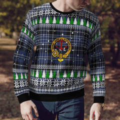 Clan Clark 1 Crest Tartan Christmas Ugly Sweater ZD53 Clark 1 Crest Tartan Tartan Ugly Sweater