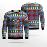 Clan Crichton District Crest Tartan Christmas Ugly Sweater LJ11 Crichton District Crest Tartan Tartan Ugly Sweater