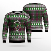 Clan Crosbie Crest Tartan Christmas Ugly Sweater RS33 Crosbie Crest Tartan Tartan Ugly Sweater