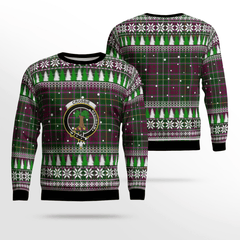 Clan Crosbie Crest Tartan Christmas Ugly Sweater RS33 Crosbie Crest Tartan Tartan Ugly Sweater