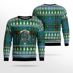 Clan Davidson Ancient Crest Tartan Christmas Ugly Sweater WH64 Davidson Ancient Crest Tartan Tartan Ugly Sweater