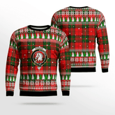 Clan Dunbar Modern Crest Tartan Christmas Ugly Sweater OS76 Dunbar Modern Crest Tartan Tartan Ugly Sweater