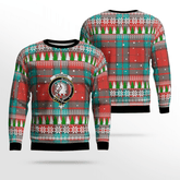 Clan Dunbar Ancient Crest Tartan Christmas Ugly Sweater RK35 Dunbar Ancient Crest Tartan Tartan Ugly Sweater