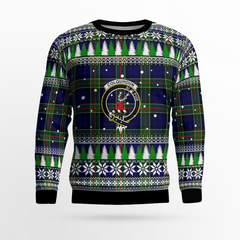 Clan Colquhoun Modern Crest Tartan Christmas Ugly Sweater QE44 Colquhoun Modern Crest Tartan Tartan Ugly Sweater
