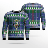 Clan Edmonstone Crest Tartan Christmas Ugly Sweater UJ22 Edmonstone Crest Tartan Tartan Ugly Sweater