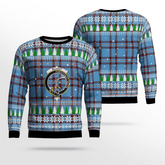 Clan Elliot Ancient Crest Tartan Christmas Ugly Sweater KO34 Elliot Ancient Crest Tartan Tartan Ugly Sweater