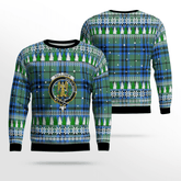 Clan Falconer Crest Tartan Christmas Ugly Sweater HR51 Falconer Crest Tartan Tartan Ugly Sweater