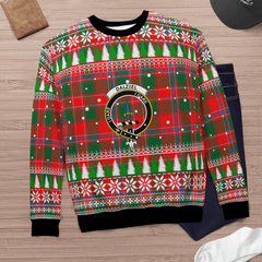 Clan Dalziel Modern Crest Tartan Christmas Ugly Sweater RX16 Dalziel Modern Crest Tartan Tartan Ugly Sweater