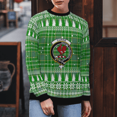Clan Currie Crest Tartan Christmas Ugly Sweater UQ89 Currie Crest Tartan Tartan Ugly Sweater