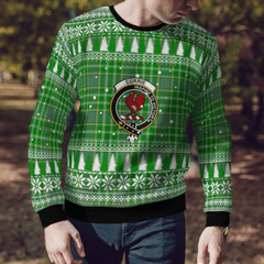 Clan Currie Crest Tartan Christmas Ugly Sweater UQ89 Currie Crest Tartan Tartan Ugly Sweater