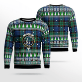 Clan Fletcher Ancient Crest Tartan Christmas Ugly Sweater NG42 Fletcher Ancient Crest Tartan Tartan Ugly Sweater