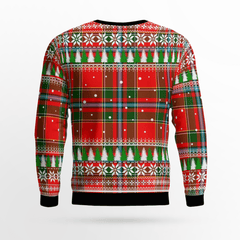 Clan Drummond of Perth Crest Tartan Christmas Ugly Sweater LT20 Drummond of Perth Crest Tartan Tartan Ugly Sweater