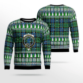 Clan Forsyth Ancient Crest Tartan Christmas Ugly Sweater DR89 Forsyth Ancient Crest Tartan Tartan Ugly Sweater