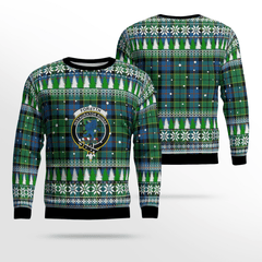 Clan Forsyth Ancient Crest Tartan Christmas Ugly Sweater DR89 Forsyth Ancient Crest Tartan Tartan Ugly Sweater