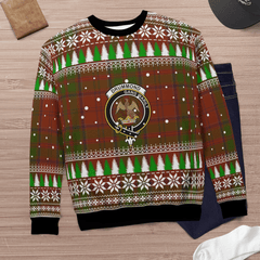Clan Drummond Crest Tartan Christmas Ugly Sweater RK59 Drummond Crest Tartan Tartan Ugly Sweater