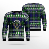 Clan Forbes Modern Crest Tartan Christmas Ugly Sweater FA87 Forbes Modern Crest Tartan Tartan Ugly Sweater