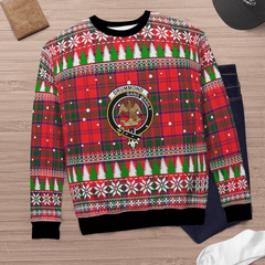 Clan Drummond Modern Crest Tartan Christmas Ugly Sweater UV43 Drummond Modern Crest Tartan Tartan Ugly Sweater