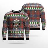 Clan Fraser Hunting Modern Crest Tartan Christmas Ugly Sweater XD11 Fraser Hunting Modern Crest Tartan Tartan Ugly Sweater