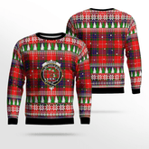 Clan Fraser Modern Crest Tartan Christmas Ugly Sweater NF92 Fraser Modern Crest Tartan Tartan Ugly Sweater