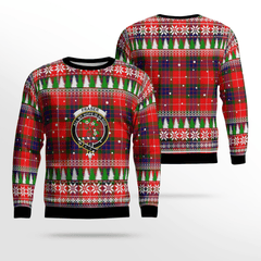 Clan Fraser Modern Crest Tartan Christmas Ugly Sweater NF92 Fraser Modern Crest Tartan Tartan Ugly Sweater