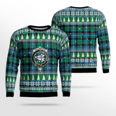 Clan Galbraith Ancient Crest Tartan Christmas Ugly Sweater RO45 Galbraith Ancient Crest Tartan Tartan Ugly Sweater