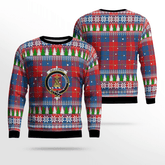 Clan Galloway Red Crest Tartan Christmas Ugly Sweater TP42 Galloway Red Crest Tartan Tartan Ugly Sweater