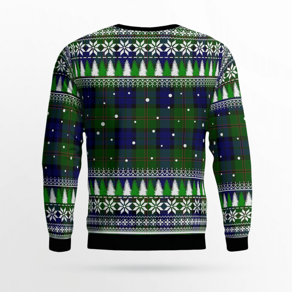 Clan Dundas Modern Crest Tartan Christmas Ugly Sweater PQ44 Dundas Modern Crest Tartan Tartan Ugly Sweater
