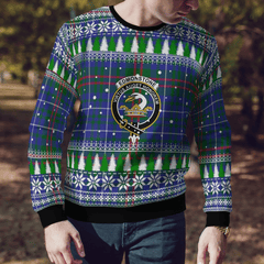 Clan Edmonstone Crest Tartan Christmas Ugly Sweater UJ22 Edmonstone Crest Tartan Tartan Ugly Sweater